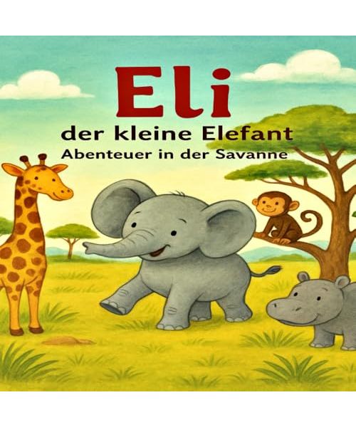 Eli, der kleine Elefant – Abenteuer in der Savanne: Ein liebevolles Kinderbuch über Freundschaft, Mut und Zusammenhalt – zum Vorlesen und Selberlesen. ... Zuhause oder auch als ein schönes Geschenk.