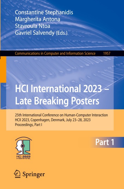 HCI International 2023 - Late Breaking Posters