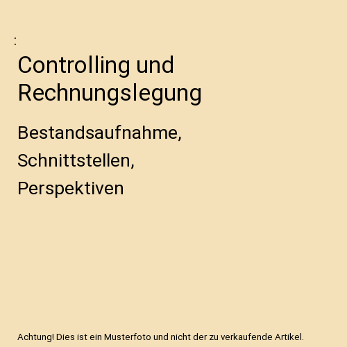 Controlling und Rechnungslegung