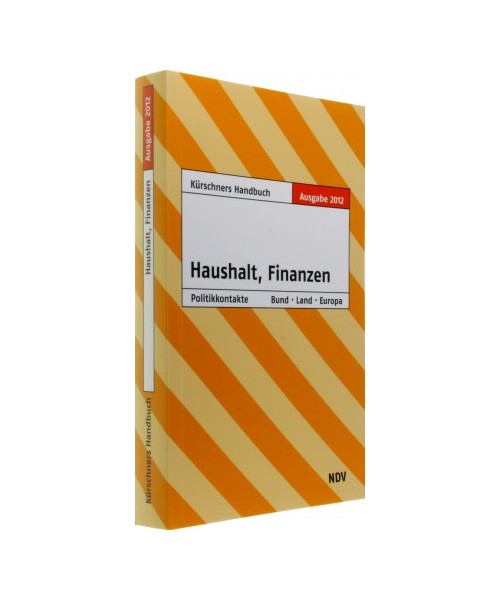 Kürschners Handbuch Haushalt, Finanzen