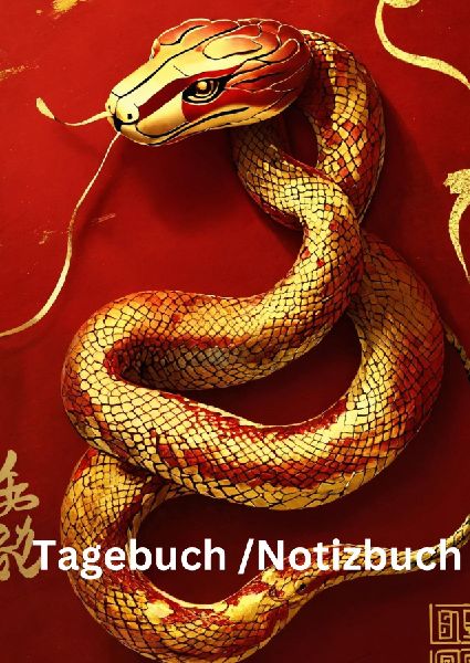 Tagebuch / Notizbuch  Chinesische Tierkreis Schlange