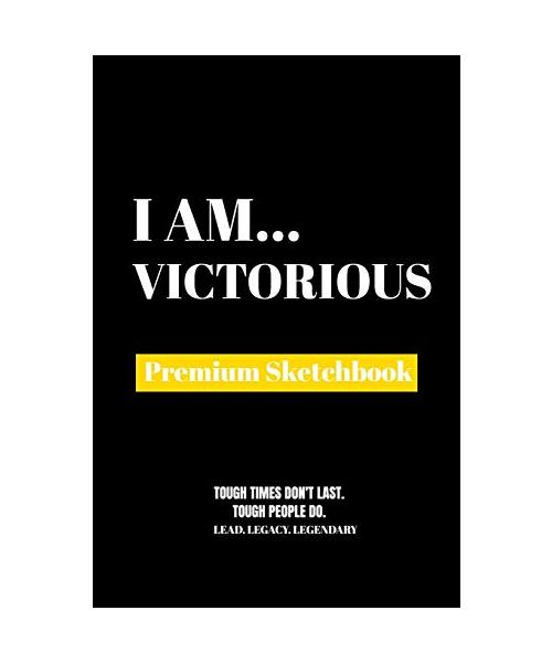 I Am Victorious: Premium Blank Sketchbook