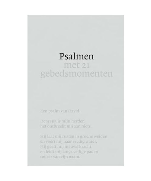 Psalmen: Met 21 gebedsmomenten door Nikolaas Sintobin (NBV21)