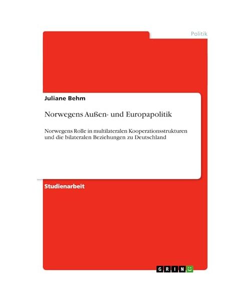 Norwegens Außen- und Europapolitik