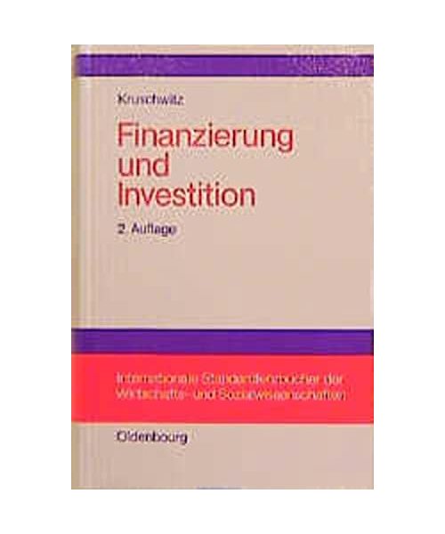 Finanzierung und Investition.