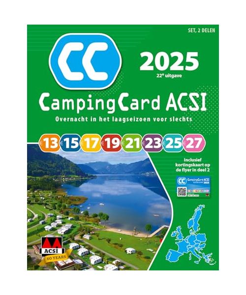 CampingCard ACSI 2025 (set): Set 2 delen (ACSI Campinggids)