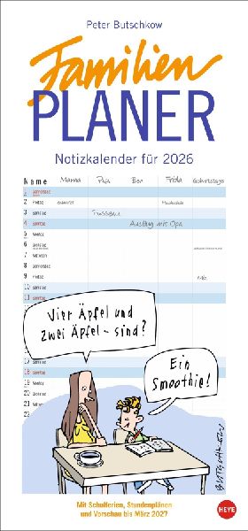 Peter Butschkow: Familienplaner 2026