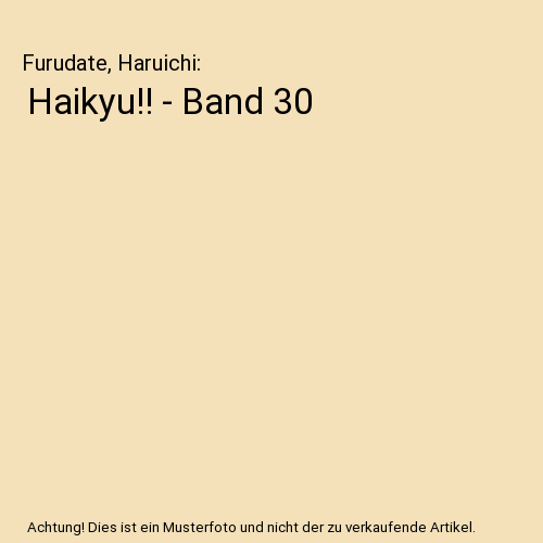 Haikyu!! - Band 30