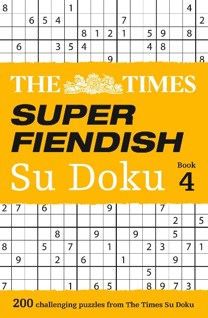 TIMES SUPER FIENDISH SU DOKU 4
