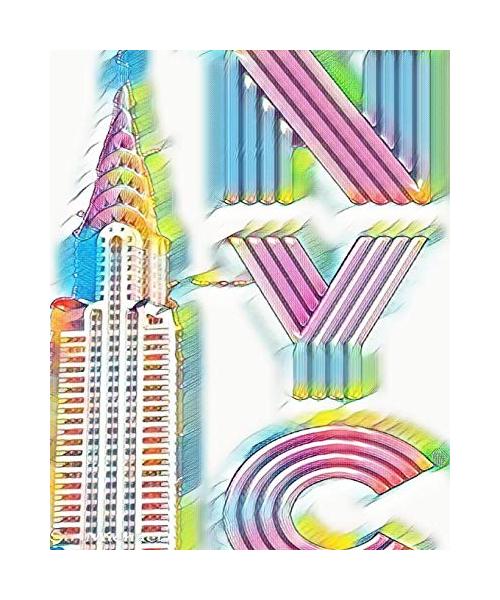 ICONIC Chrysler Building Writing Drawing Journal. Sir Michael Designer