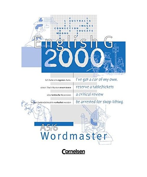 English G 2000. Ausgabe A 5/6 Wordmaster. Vokabellernbuch