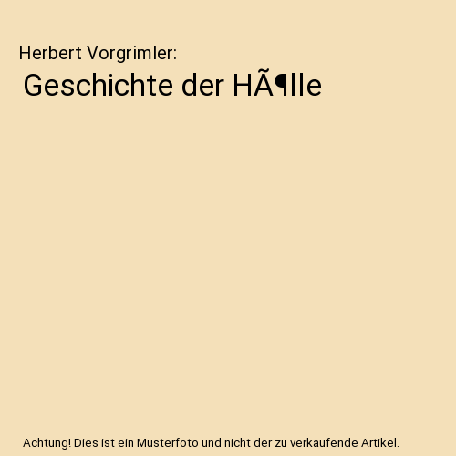 Geschichte der Hölle