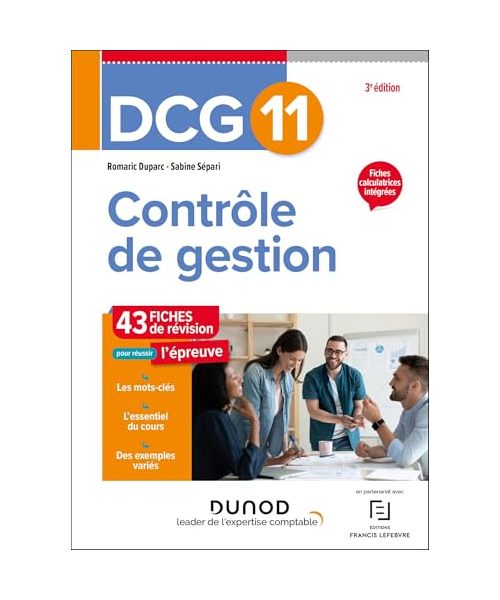 DCG 11 Contrôle de gestion - Fiches de révision - 3e éd.: Fiche de révision