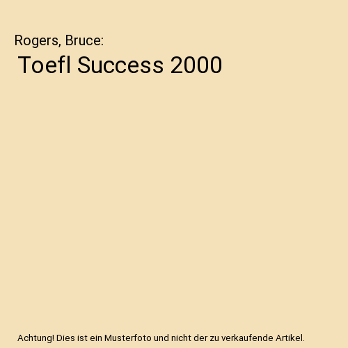 Toefl Success 2000