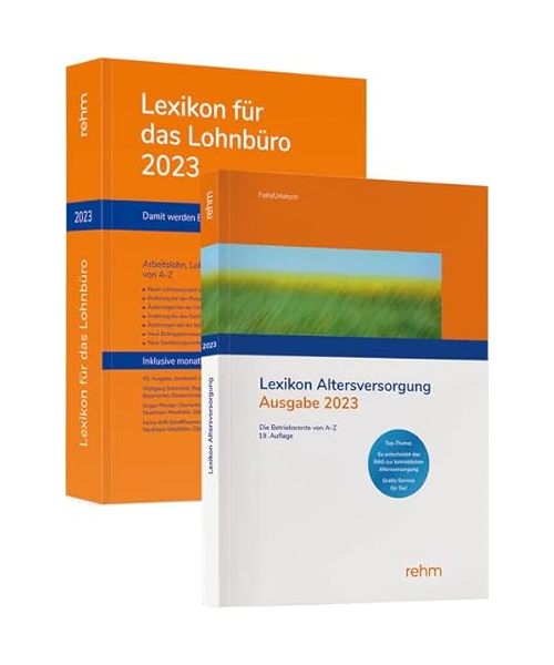 Buchpaket Lexikon für das Lohnbüro und Lexikon Altersversorgung 2023