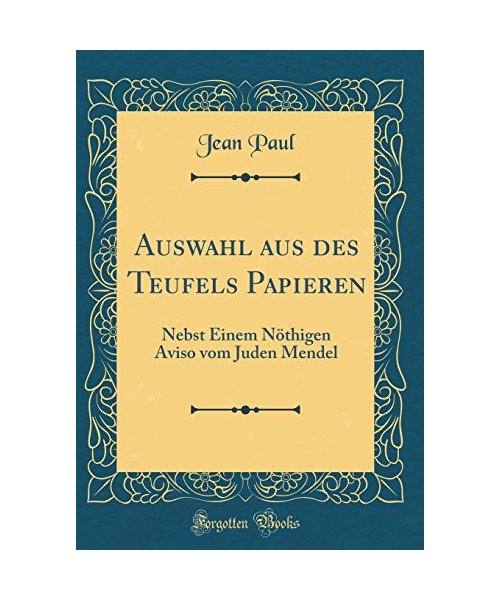 Auswahl aus des Teufels Papieren