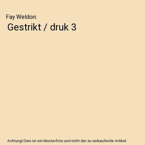 Gestrikt / druk 3