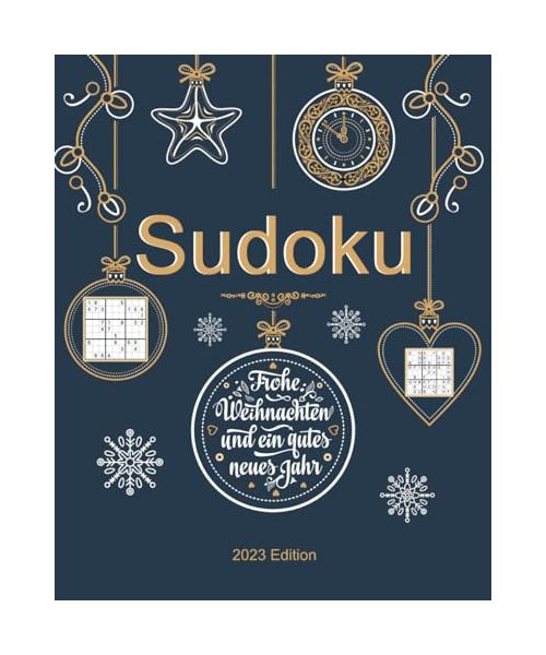 Weihnachts Sudoku: Frohe Weihnachten Rätsel mit 150 Sudoku in 4 Schwierigkeitsstufen | Weihnachtsgeschenk & Neujahrsgeschenk Ideen für Erwachsene