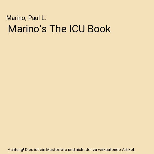 Marino's The ICU Book