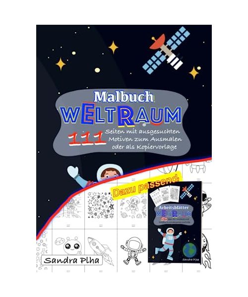 KitaFix-Kreativ: Malbuch Weltraum: 111 Seiten mit ausgesuchten Motiven zum Ausmalen oder als Kopiervorlage