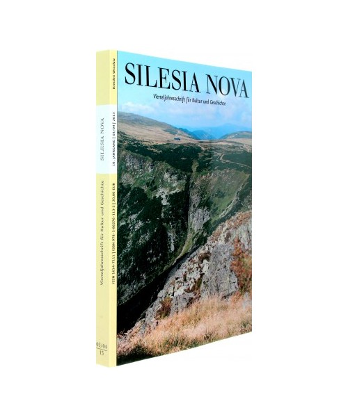 Silesia Nova. Zeitschrift für Kultur und Geschichte / Silesia Nova: 3-4/2013