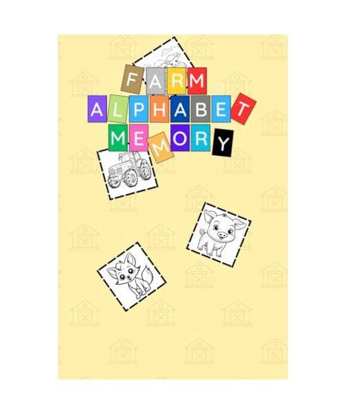 Farm Alphabet Memory zum ausmalen (Memory zum selber basteln): Bauernhof Alphabet Memory zum ausmalen (Memory zum selber basteln)