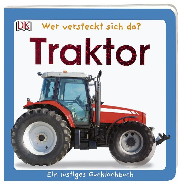 Wer versteckt sich da. Traktor