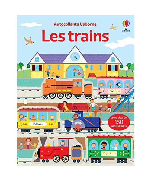 Les trains - Autocollants Usborne