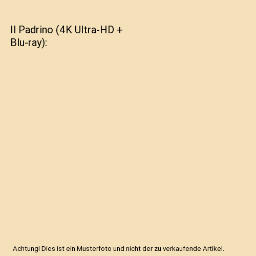 Il Padrino (4K Ultra-HD + Blu-ray)