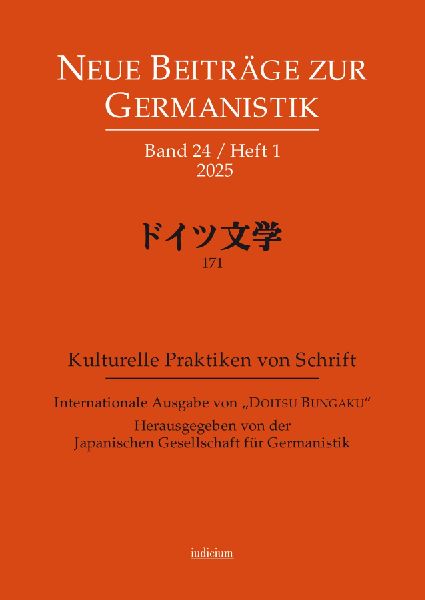 Neue Beiträge zur Germanistik, Band 24 / Heft 1 / 2025