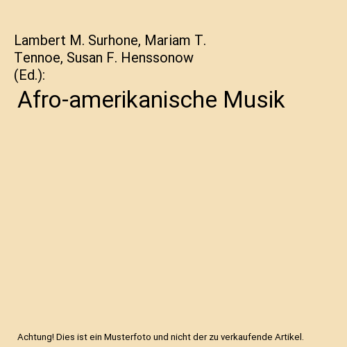 Afro-amerikanische Musik