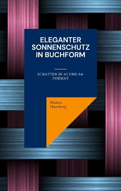 Eleganter Sonnenschutz in Buchform