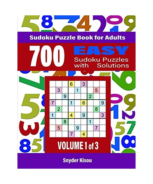 700 Easy Sudoku Puzzles Volume 1 di 3: Sudoku Puzzle Book for Adults