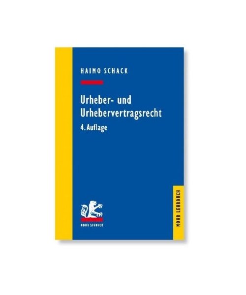 Urheber- und Urhebervertragsrecht