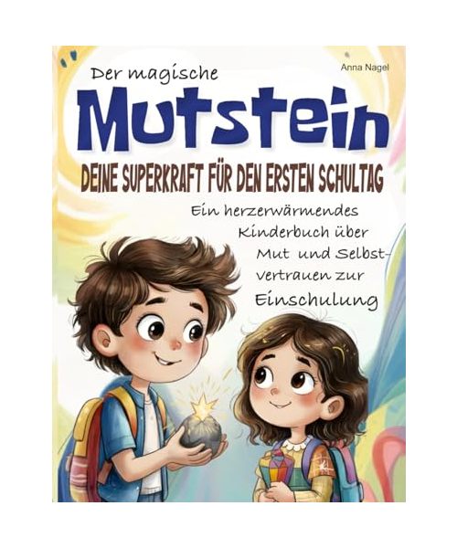 Der Mutstein – Deine Superkraft für den ersten Schultag: Ein herzerwärmendes Kinderbuch über Mut und Selbstvertrauen zur Einschulung – für Jungen und Mädchen ab 5 Jahren