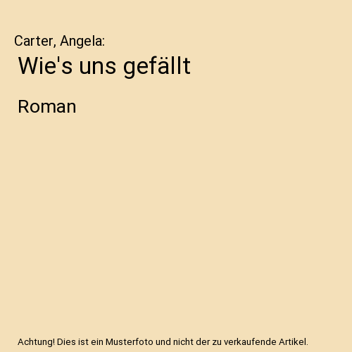 Wie's uns gefällt
