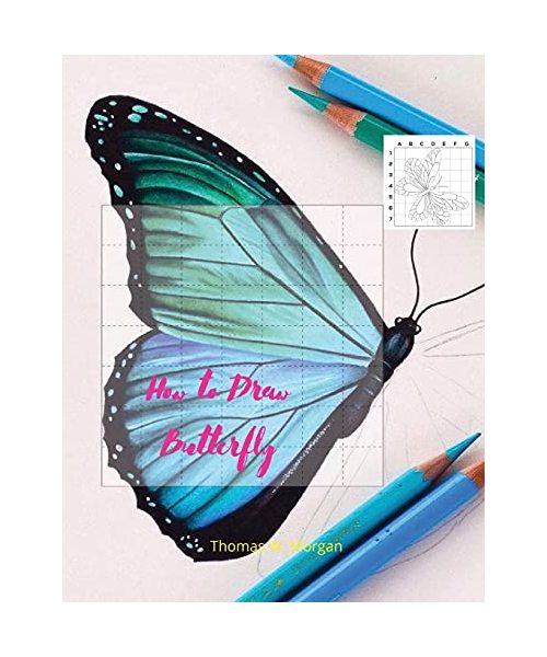 How to draw Butterfly: Butterfly Coloring and Activity Book For Kids Ages 5 and Up Easy and Fun Drawing Book for Boys, Girls and Kids Ages 5