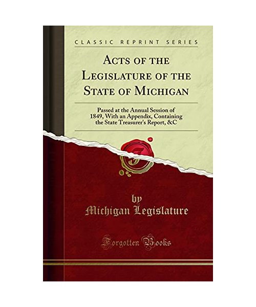 Acts of the Legislature of the State of Michigan