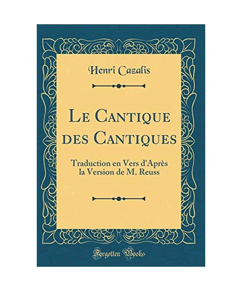 Le Cantique des Cantiques