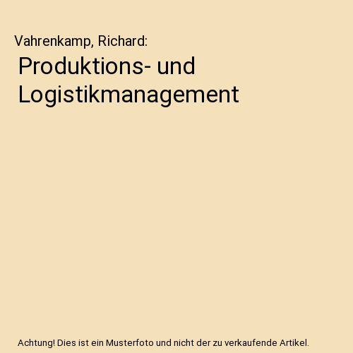 Produktions- und Logistikmanagement