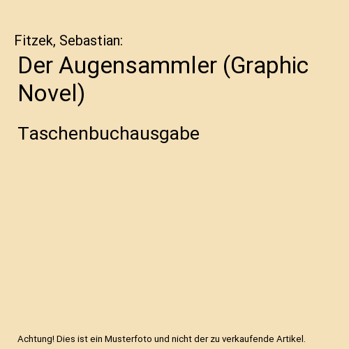 Der Augensammler (Graphic Novel)