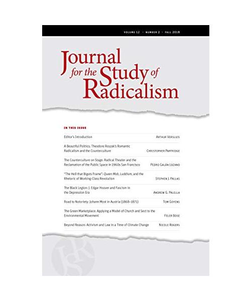 Journal for the Study of Radicalism 12, No. 2