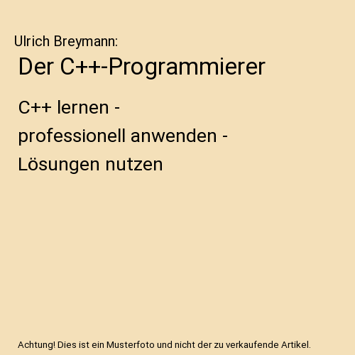 Der C++-Programmierer