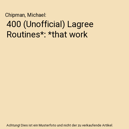 400 (Unofficial) Lagree Routines*: *that work