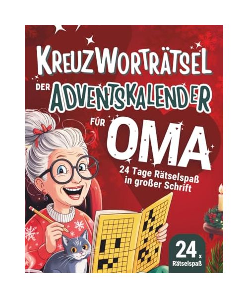 Kreuzworträtsel - Der Adventskalender für Oma