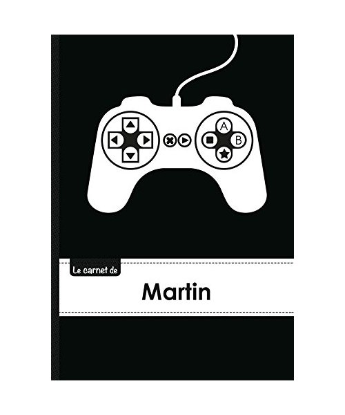 CARNET MARTIN LIGNES,96P,A5 MANETTEJEUVIDE´O