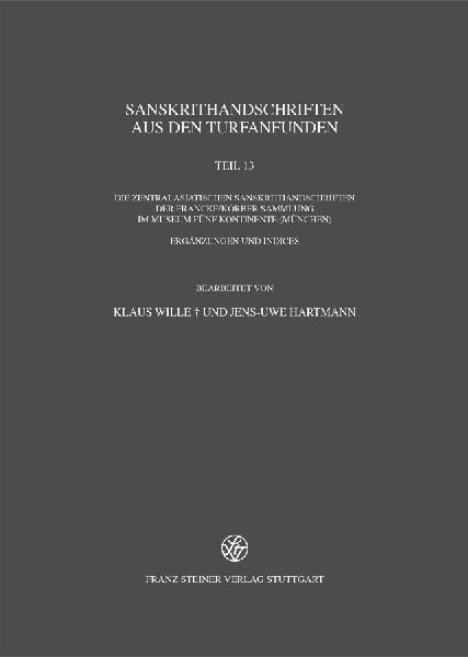 Sanskrithandschriften aus den Turfanfunden