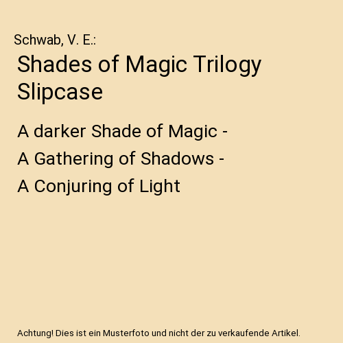Shades of Magic Trilogy Slipcase