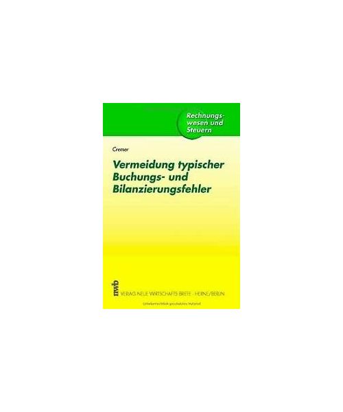 Vermeidung typischer Buchungs- und Bilanzierungsfehler