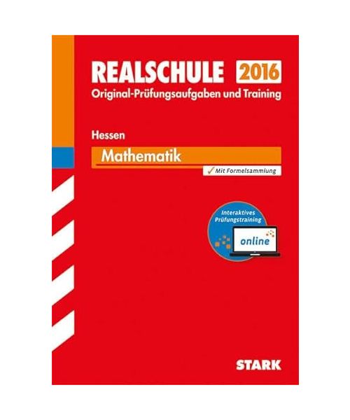 Abschluss-Prüfungsaufgaben Mathematik 2015 Gesamtpaket inkl. MyMathLab Vollversion Realschule Hessen